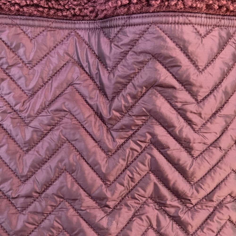 Athleta Cozy Sherpa Snap Sweatshirt- small